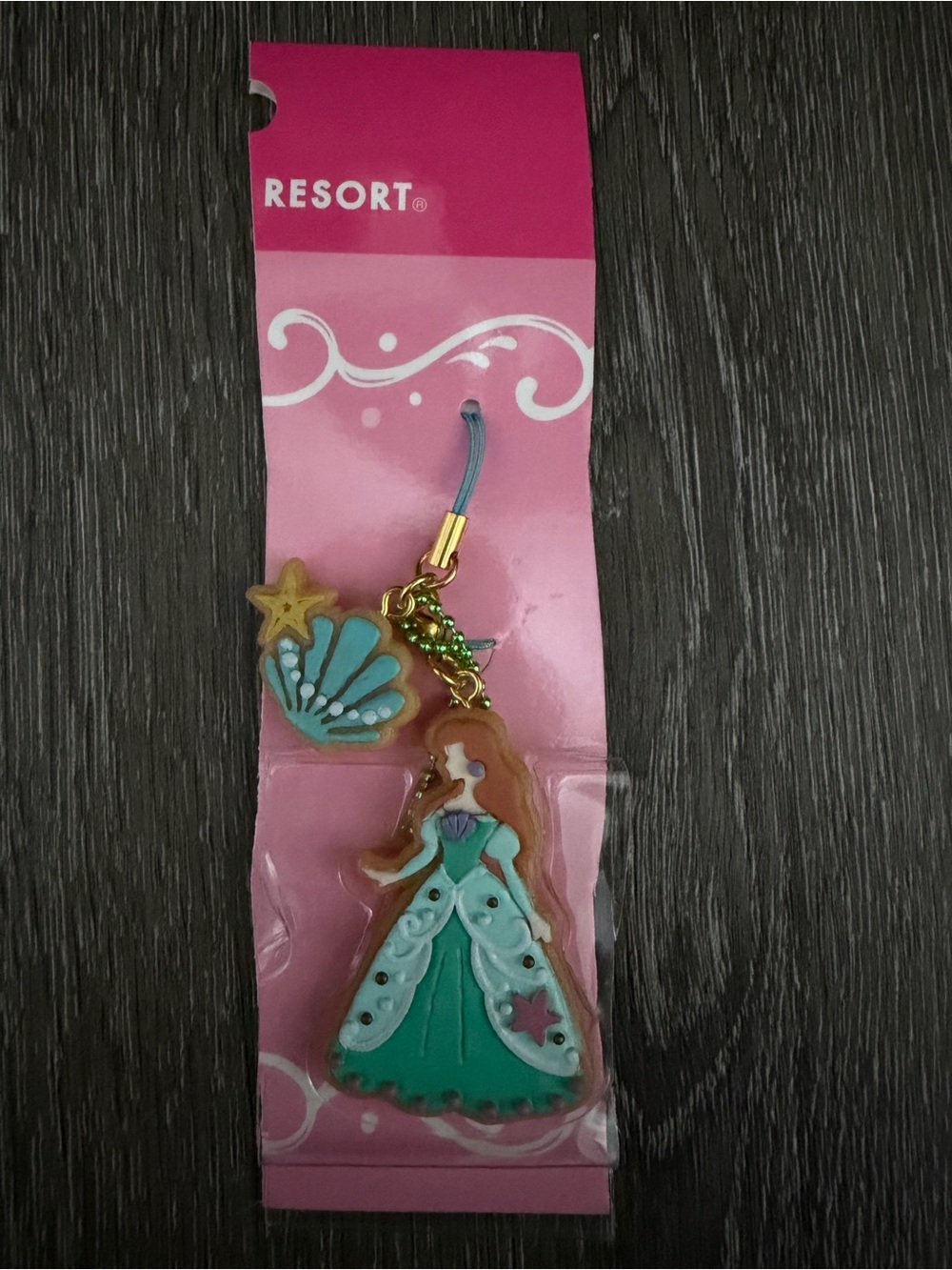 Ariel cookie keychain Tokyo Disney